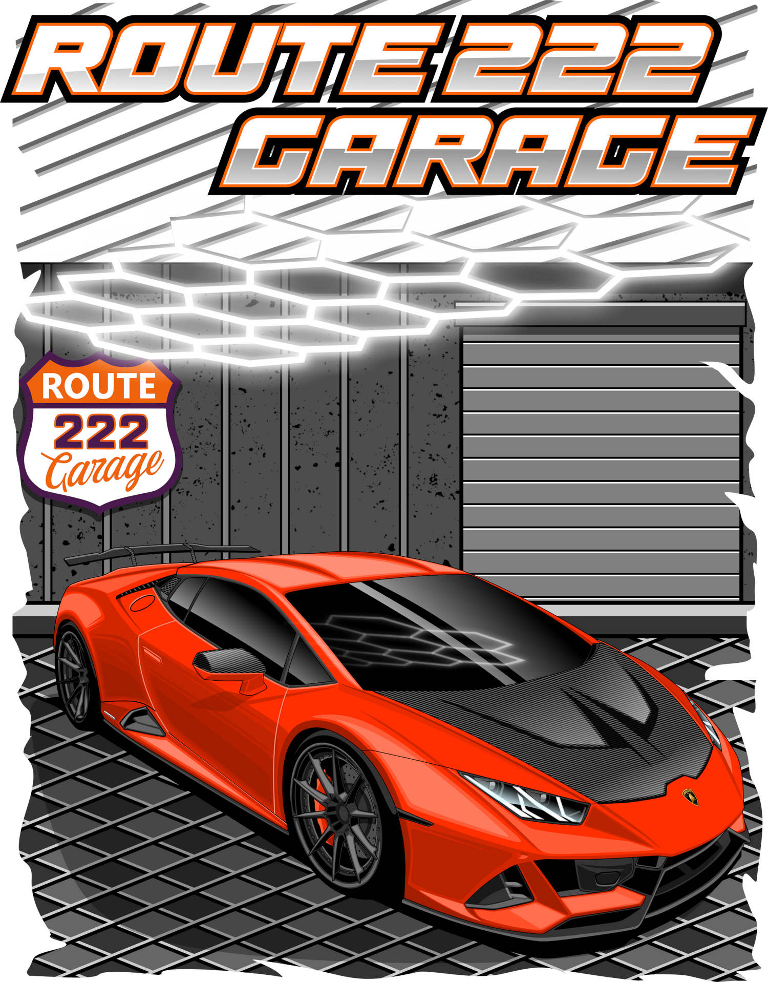 Route 222 Lambo Shirt + 39 Free Giveaway Entries